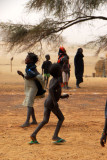 Kids at a stop along the Timbuktu track