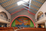 Interior of the Basilica of Notre Dame dArigbo, Dassa-Zoum