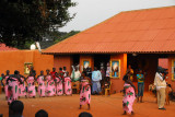 Festival dancers at the Palace of Behanzin, Abomey