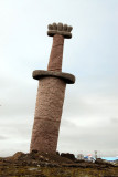 Viking sword monument, Njarvk