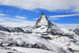 Matterhorn in winter, Zermatt, Swiss Alps