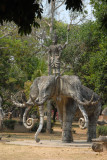 Erawan and Indra, Xieng Khuan