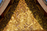 Detail of the Royal Funary Carriage House, Wat Xieng Thong