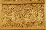 Detail of the Royal Funary Carriage House, Wat Xieng Thong