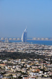 Burj Al Arab seen from U.P. Tower on a clear day
