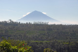Gunung Agung in the distance