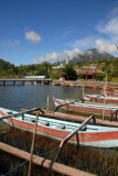 Boats on Lake Bratan