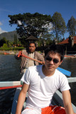 Paddling on Lake Bratan