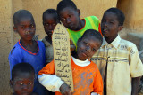 Boys at a Koranic school in Djenn, Mali