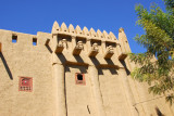 Mud-brick building with ornamentation, Djenn, Mali