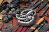 Heavy anklets worn by slaves of the Tuareg - slavery may still exist in Mali and Niger