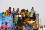 The Bella unload their village onto the ferry landing