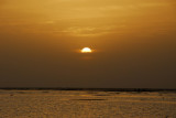 Sunset and the ferry leaves without us...