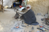 Village blacksmith, Port of Korioum, Mali