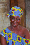 Colorful West African clothing, Mali