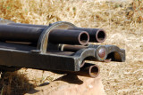 Multibarreled French artillery, Fort de Mdine, Mali