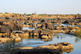 Rocks at the Chutes de Flou, Mali