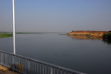 The new bridge at Gao - the next bridges are Niamey 500km downstream and Bamako 1200km upstream (