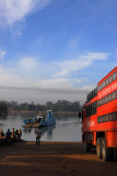 Rotel waiting for the ferry, Mali