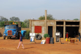 Civilization - a gas station with pumps