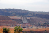 The massive dam at Manantali, completed in 1988