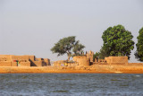 Village along the Niger River near Mopti, Mali