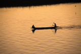Pirogue on the Niger River, Niamey