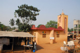 While now deep in Christian Benin, there are still many small mosques like this one in Paouignan