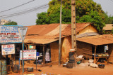 One of those signs is for a Chinese Pharmacy, Bohicon, Benin