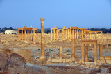 View from the Temple of the Standards, Diocletian Camp, Palmyra