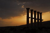 Columns at sunset, Palmyra