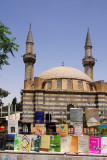 Sidewalk book market behind the Sinan Mosque