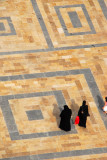 Women in the courtyard of the Umayyad Mosque