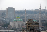 A new mosque with an unfinished minaret, Aleppo