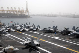 USS Nimitz on a port visit to Jebel Ali, UAE