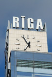 Clock tower of Riga railway station