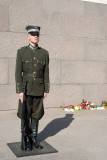 Latvian Freedom Monument guard, Riga