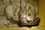 Model of a 17th Century Swedish frigate, Tallinn City Museum