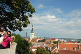 View from Toompea Hill of the Old City, Tallinn