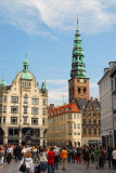 Strget shopping area and St. Nikolaj Kirke