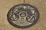 Manhole cover, Nagoya Castle