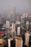 View from Menara Kuala Lumpur, KL Tower, looking east
