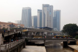 Skyscrapers of downtown Kuala Lumpur, Klang River