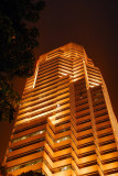 Public Bank Tower, illuminated at night, Kuala Lumpur