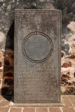 Dutch tombstone, St. Pauls Church, Malacca, 1669