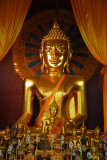 The largest Buddha image at Wat Phra Singh