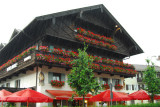 Oberammergau in the rain, Hotel Wolf