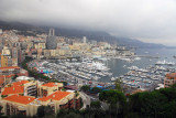 View of Monaco from the terrace at the Princes Palace
