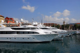 Superyacht line-up, Port of Nice
