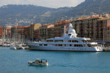 Superyacht Mduse-60m, Port of Nice (Paul Allens boat)